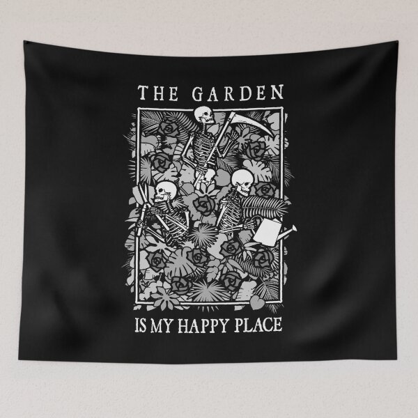 Item preview, The Garden Is My Happy Place Gardening Skeleton Gardener designed and sold by GrandeDuc.