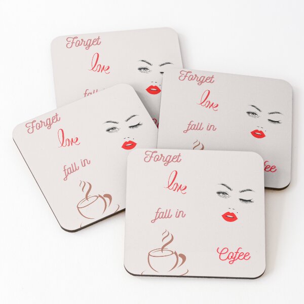 Item preview, Forget love fall in cofee designed and sold by Izy Shop.