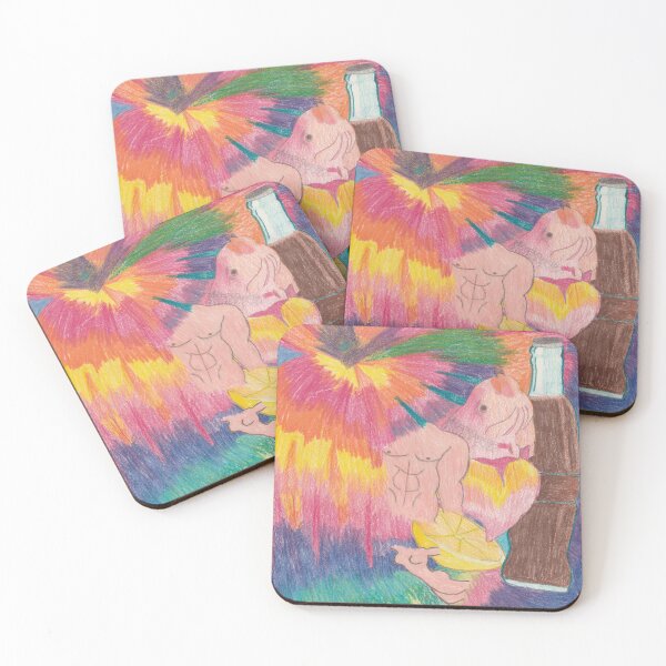 Item preview, Hand-Colored Tie Dyed Collage designed and sold by ErinORiordan.