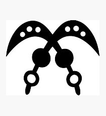 African symbol of courage, valor, and heroism Photographic Print