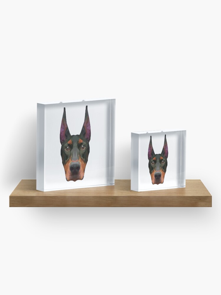 Alternate view of Doberman (Pinscher) Acrylic Block