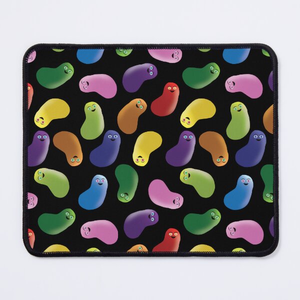 Item preview, Funny colored candy beans repeat pattern designed and sold by GaryDobson.