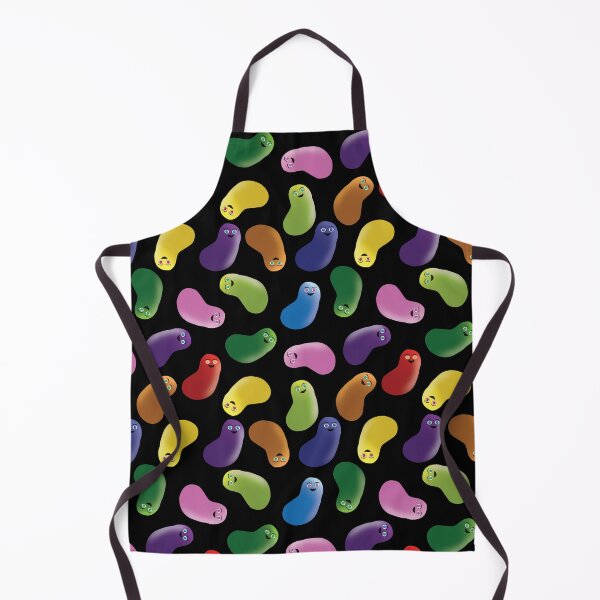 Item preview, Funny colored candy beans repeat pattern designed and sold by GaryDobson.