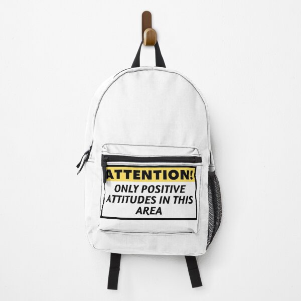 Item preview, Attention Only Positive Attitudes in This Area designed and sold by KingsManKind.