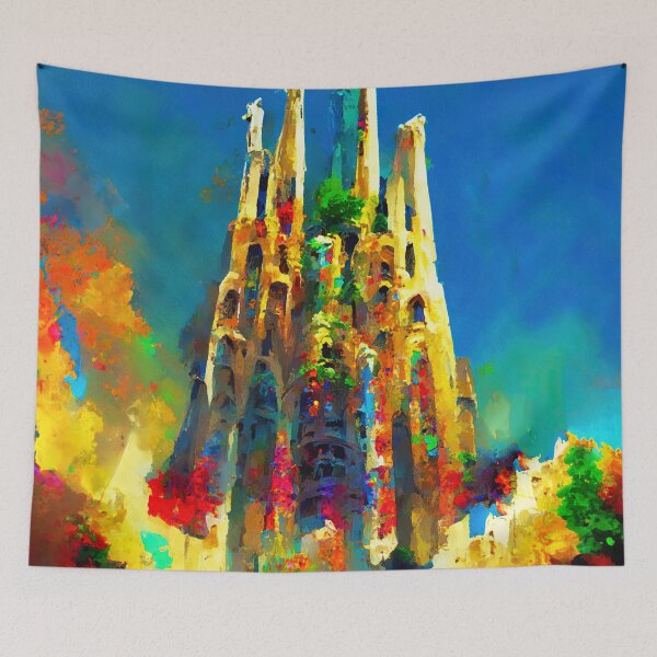 Item preview, Basilica de la Sagrada Familia designed and sold by AM FineArtPrints.