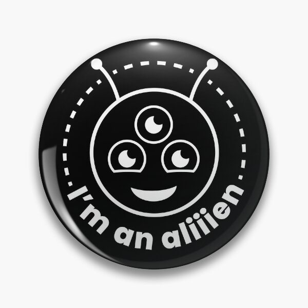 Item preview, I'm an aliiien | Funny alien (WHITE DESIGN) designed and sold by EleannaInSpace.