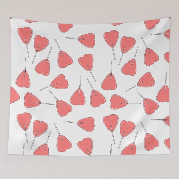 Item preview, Heart Lollipop Pattern designed and sold by Cooper Lynn Designs.