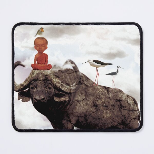 Item preview, Buffalo Little Buddha fantasy illustration designed and sold by Maria Garcia´s.