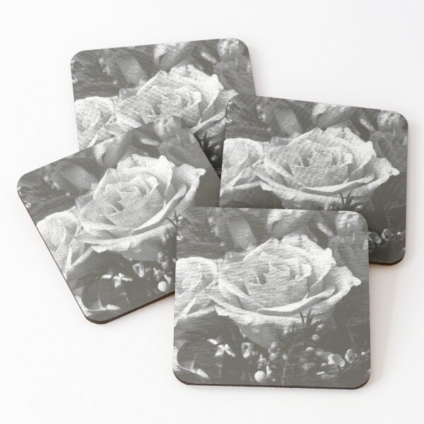 Item preview, English Country Garden Black and white textured designed and sold by KVDcreations.