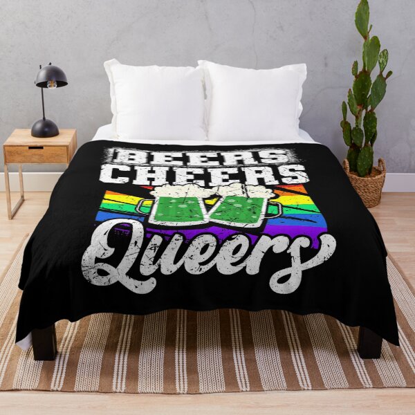 Item preview, Funny LGBTQ St Patricks Day Beers Cheers Queers Gay Pride designed and sold by GardNewerd.