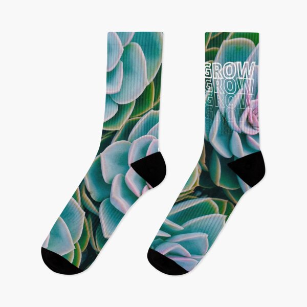 Item preview, GROW (above) - Vibrant Green Succulents designed and sold by AliceSLee.