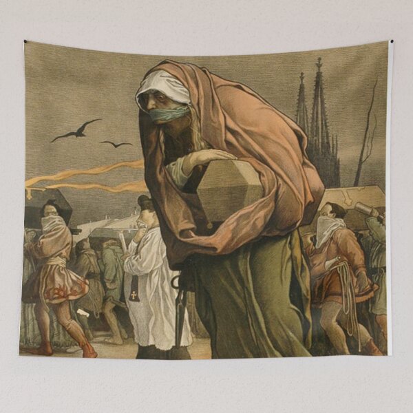Item preview, The Plague (Pestis) lithograph II - Felix Jenewein designed and sold by Vintage Designs +.