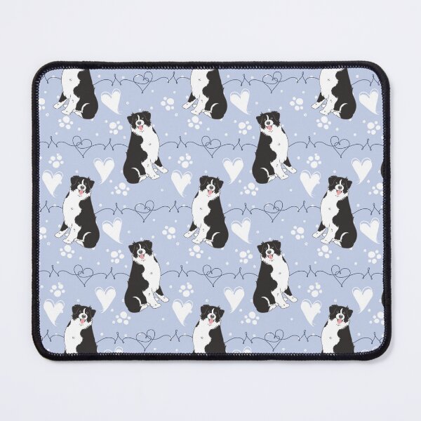 Item preview, LOVE Black White Australian Shepherd designed and sold by Lulupainting.