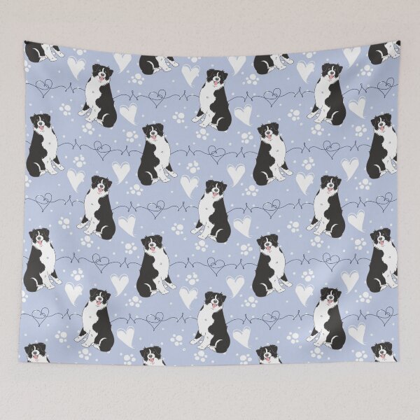Item preview, LOVE Black White Australian Shepherd designed and sold by Lulupainting.