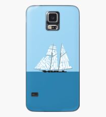 Tops'l Schooner Sail/Spar Plan Case/Skin for Samsung Galaxy