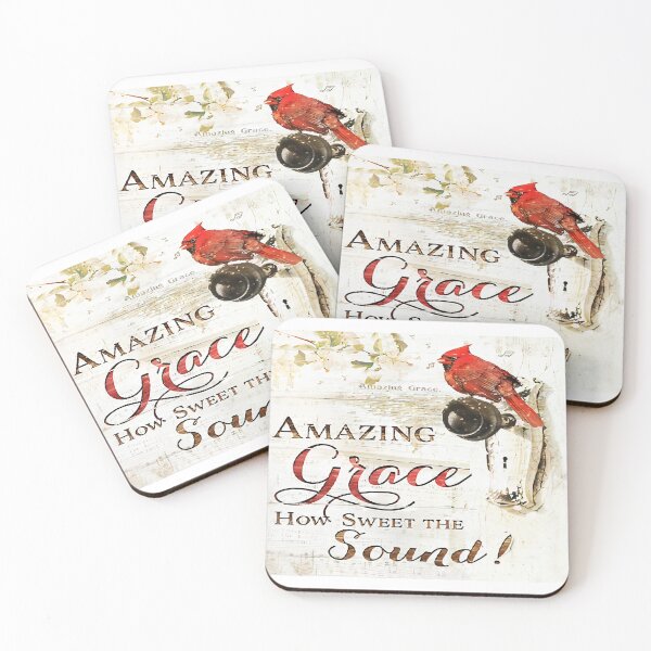 Item preview, Amazing Grace How Sweet The Sound Northern Cardinal designed and sold by CarlaHerold.