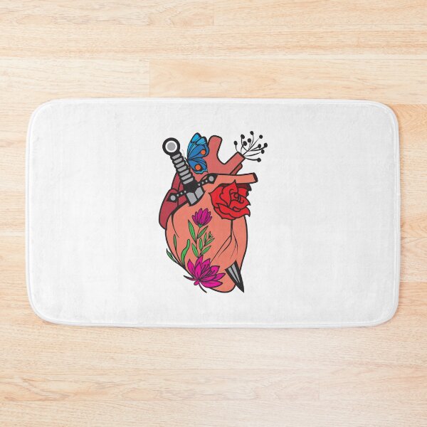 Item preview, The human heart and roses are pierced with a dagger designed and sold by 397HOUSE Your happy time.