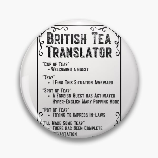 Item preview, Tea Time Framed British Tea Translator designed and sold by Click-Like.