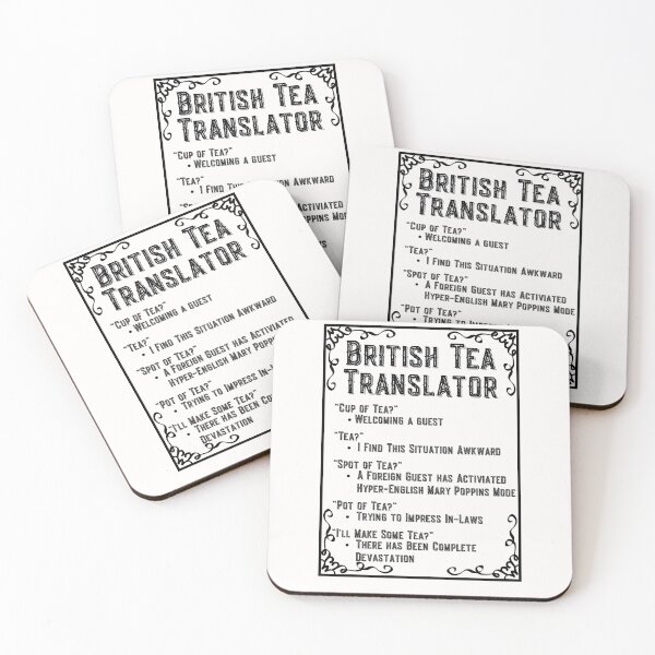 Item preview, Tea Time Framed British Tea Translator designed and sold by Click-Like.