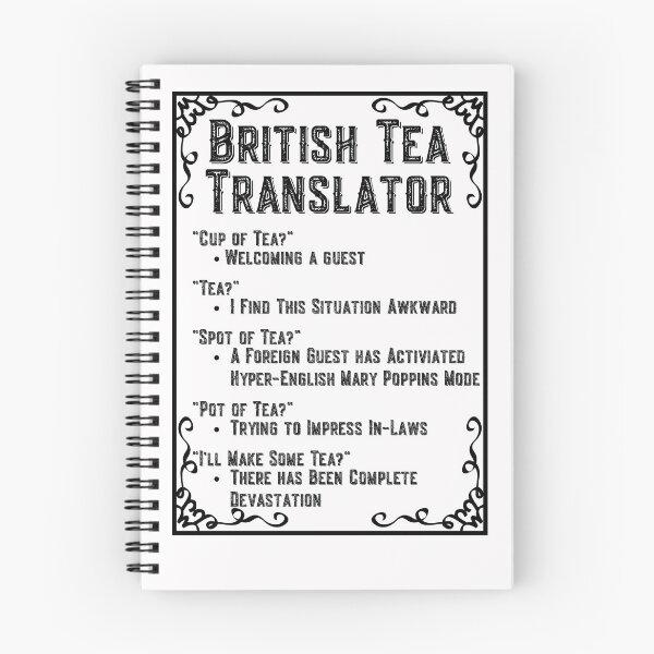 Item preview, Tea Time Framed British Tea Translator designed and sold by Click-Like.