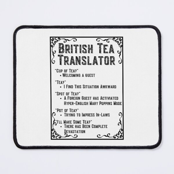 Item preview, Tea Time Framed British Tea Translator designed and sold by Click-Like.