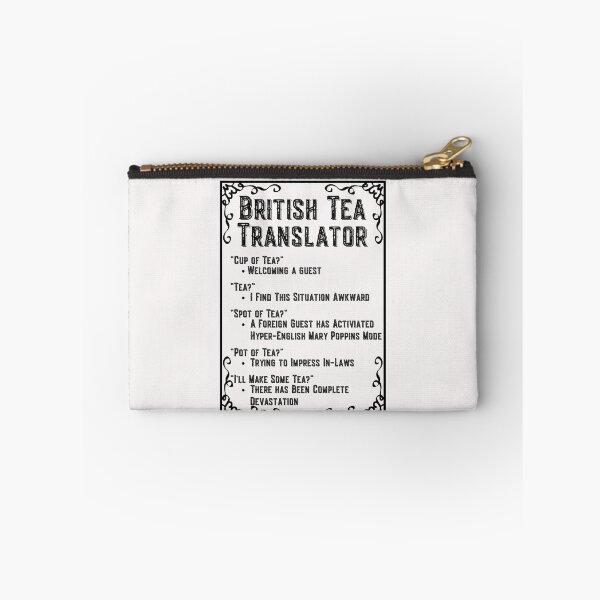 Item preview, Tea Time Framed British Tea Translator designed and sold by Click-Like.