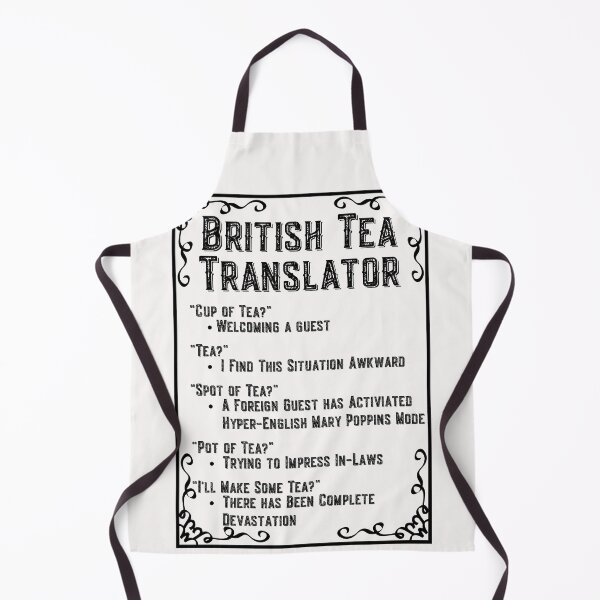 Item preview, Tea Time Framed British Tea Translator designed and sold by Click-Like.