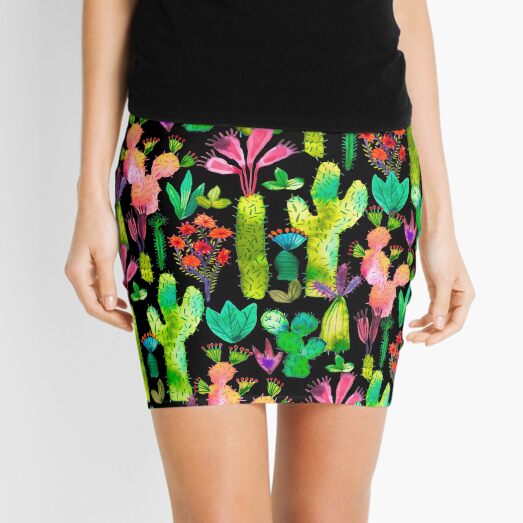 Cacti garden Mini Skirt