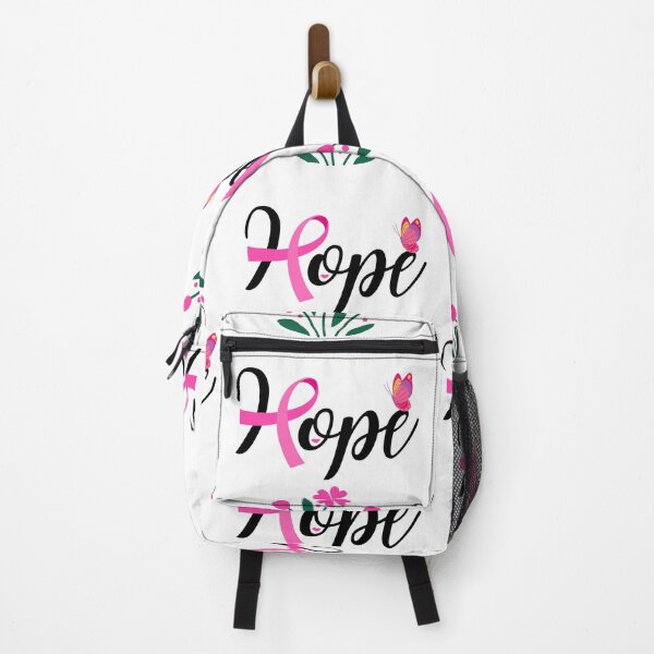Item preview, Hope lettering design with Pink Ribbon,Butterfly and Flowers designed and sold by CuteIdeaArt.