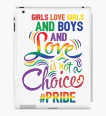 Girls-Girls-Boys - PRIDE iPad Case/Skin