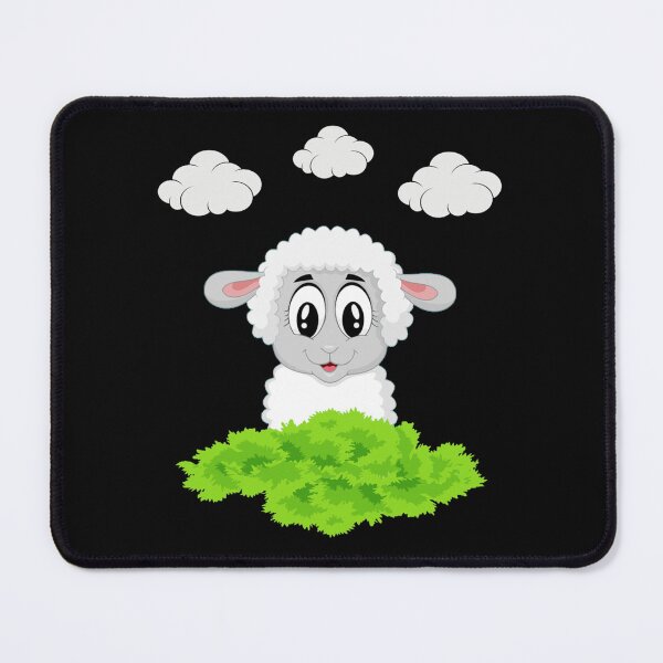 Item preview, Cute White Big Eyes Lamb Eid al-Adha Mubarak Hajj Mabroor designed and sold by ArcuteDesign.