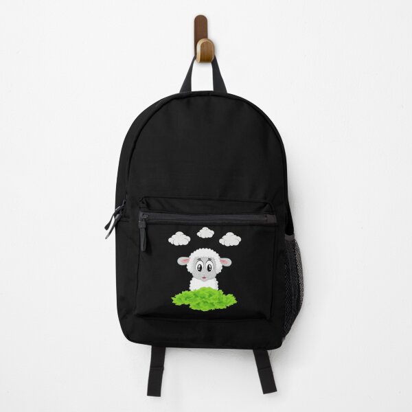 Item preview, Cute White Big Eyes Lamb Eid al-Adha Mubarak Hajj Mabroor designed and sold by ArcuteDesign.