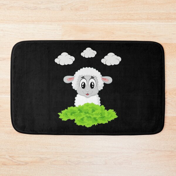 Item preview, Cute White Big Eyes Lamb Eid al-Adha Mubarak Hajj Mabroor   designed and sold by ArcuteDesign.