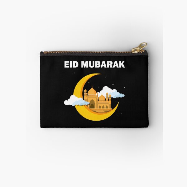 Item preview, Eid Mubarak Happy Eid al-Fitr al-Adha Ramadan Kareem Yellow Lantern Fanous Crescent Gift (2) designed and sold by ArcuteDesign.