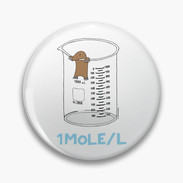 Item preview, Chemistry 1 Mole per Litre for Mole or Avogadro_s Day designed and sold by BatshopAlex.