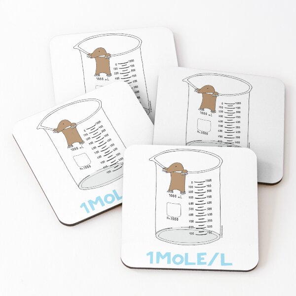 Item preview, Chemistry 1 Mole per Litre for Mole or Avogadro_s Day designed and sold by BatshopAlex.
