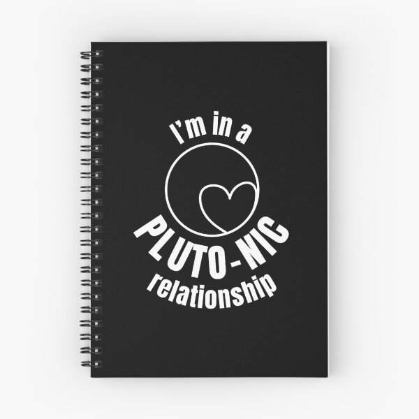 Item preview, I'm in a Pluto-nic relationship | Pluto dwarf planet (WHITE DESIGN) designed and sold by EleannaInSpace.