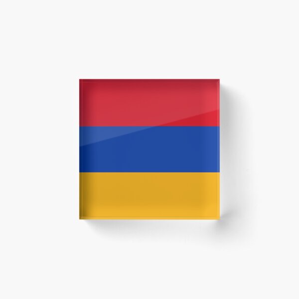 Flag of Russia (since 1991) Acrylic Block for Sale by Smaragdas