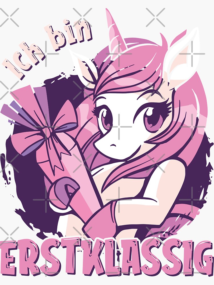 "School Unicorn I Am First Class" Sticker for Sale by OmmeDesigns