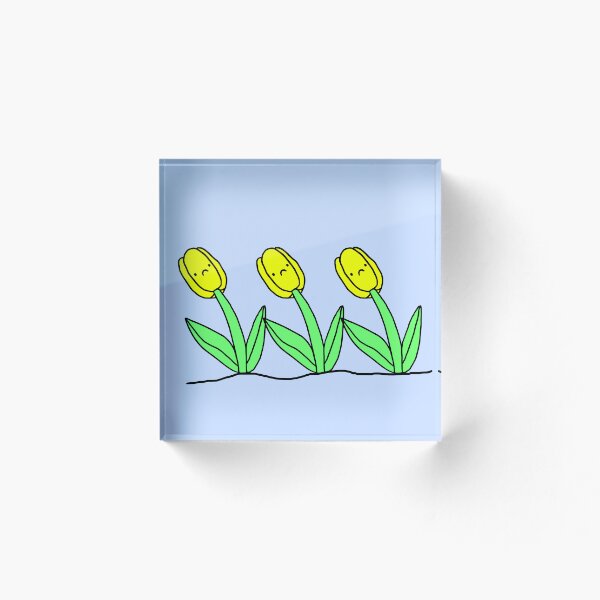 Item preview, tristes flores de tulipanes designed and sold by spitbone.