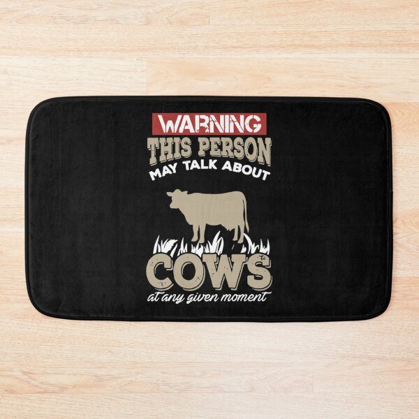 Item preview, of warning this person may talk about cows at any given momen black designed and sold by ArcuteDesign.