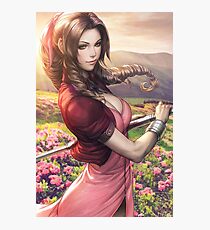 Aerith Final Fantasy Photographic Print