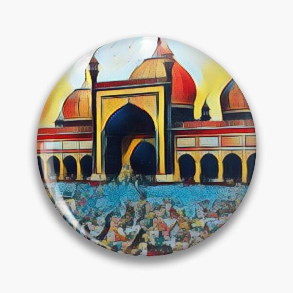 Item preview, Mecca colorful painting, Islamic architected design designed and sold by dineshshop1.