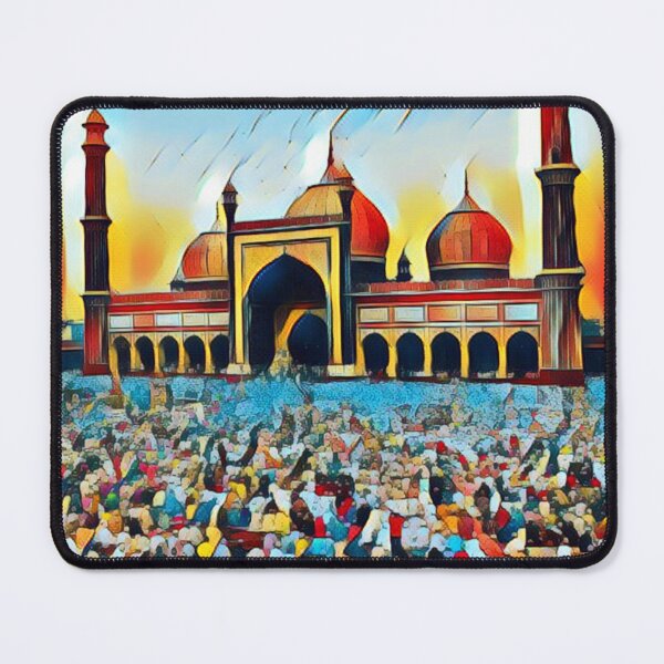 Item preview, Mecca colorful painting, Islamic architected design designed and sold by dineshshop1.