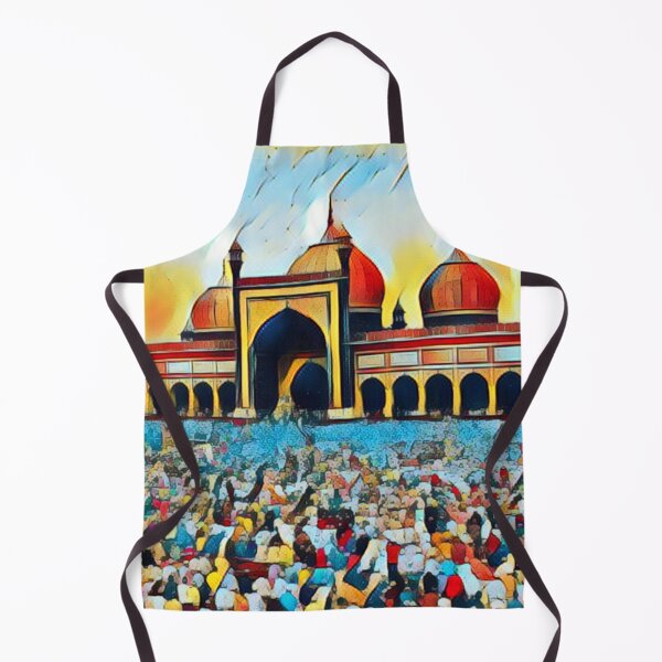 Item preview, Mecca colorful painting, Islamic architected design designed and sold by dineshshop1.