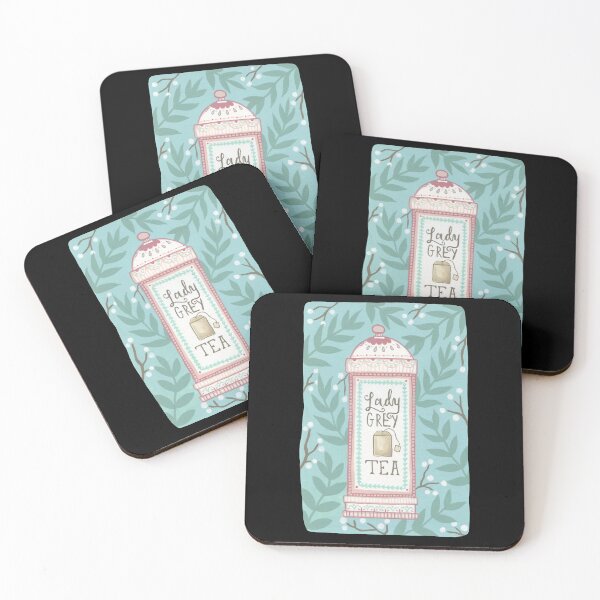 Item preview, Lady Grey Patterned Tea Tin ,, designed and sold by BatshopAlex.