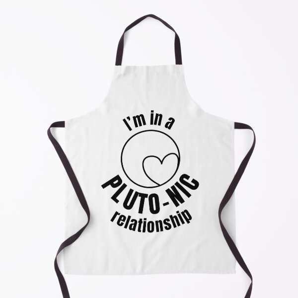 Item preview, I'm in a Pluto-nic relationship | Pluto dwarf planet (BLACK DESIGN) designed and sold by EleannaInSpace.