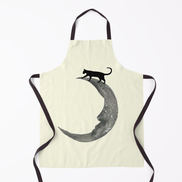 Item preview, Black Cat Climbing Moon | Celestial Witchy Night Design:  designed and sold by LifeAndWonder.