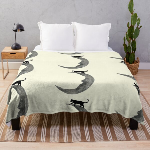 Item preview, Black Cat Climbing Moon | Celestial Witchy Night Design:  designed and sold by LifeAndWonder.