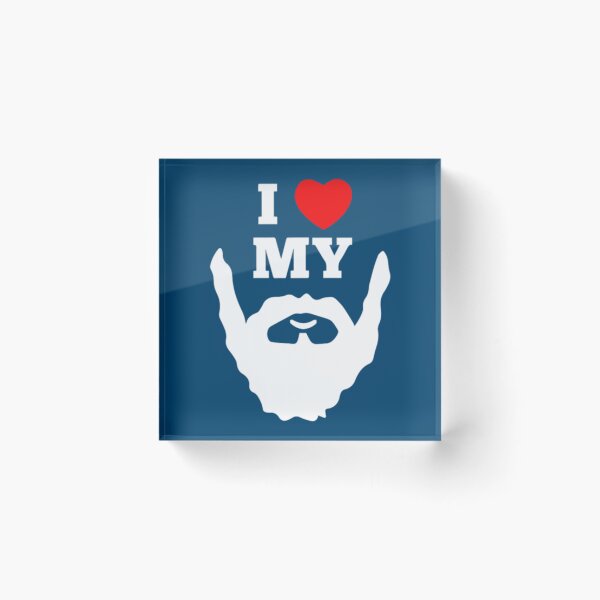 Item preview, i heart my beard      designed and sold by OralieTerry.